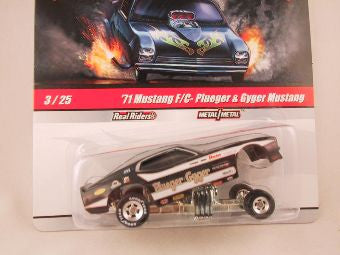 ミニカー 71 Mustang F/C - Plueger & Gyger Mustang Hot Wheels Drag Strip Demons 2010, '71 Mustang F/C - Plueger