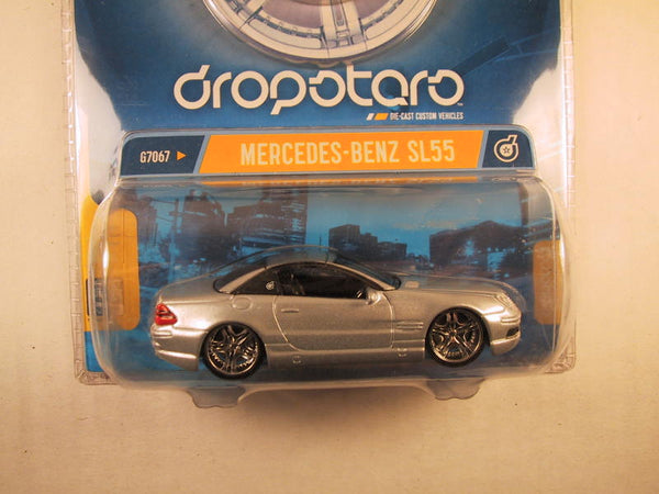 最先端 Dropstars, Wheels Hot Mercedes-Benz MVE – Silver - SL55 ミニカー