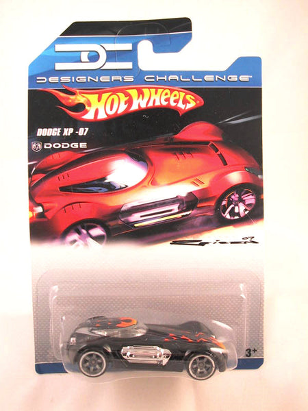 Hot Wheels Designers Challenge Dodge XP-07, Black with Flames