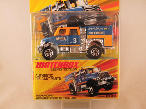 Matchbox Lesney Edition, International Workstar Brush Fire Truck - 2007