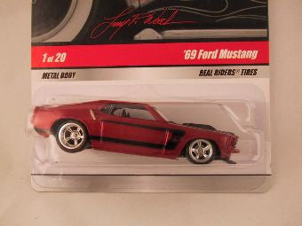 Hot Wheels Larry's Garage 2009, '69 Ford Mustang, Red