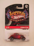 Hot Wheels Larry's Garage 2009, 3-Window '34 Ford, Brown with Flames