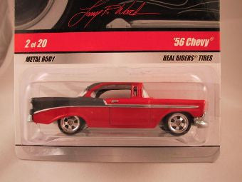Hot Wheels Larry's Garage 2009, '56 Chevy, Red/Gray