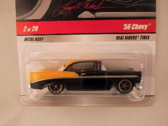Hot Wheels Larry's Garage 2009, '56 Chevy, Black/Yellow