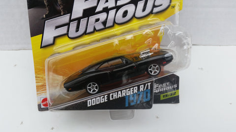 Hot Wheels Fast and Furious 1:55 Scale, 1970 Dodge Charger R/T
