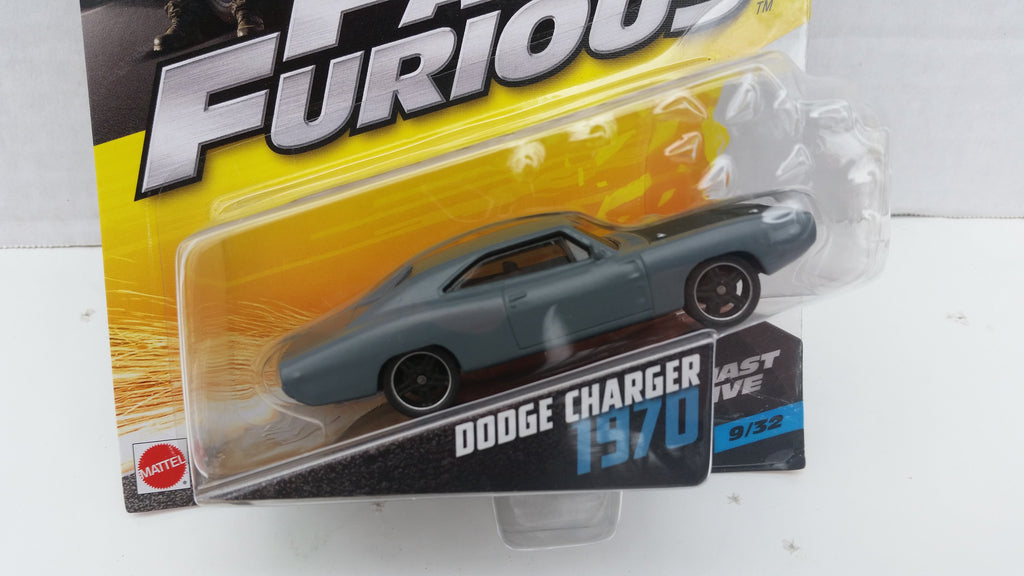 Hot Wheels Fast and Furious 1:55 Scale, 1970 Dodge Charger