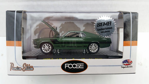 M2 Machines SEMA 2012,  Foose 1970 Ford Mustang "Gambler 514", Green