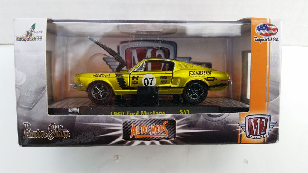 M2 Machines Auto-Mods, Hobby Only, 1968 Ford Mustang, Green