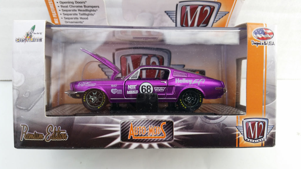 M2 Machines Auto-Mods, Hobby Only, 1968 Ford Mustang, Purple