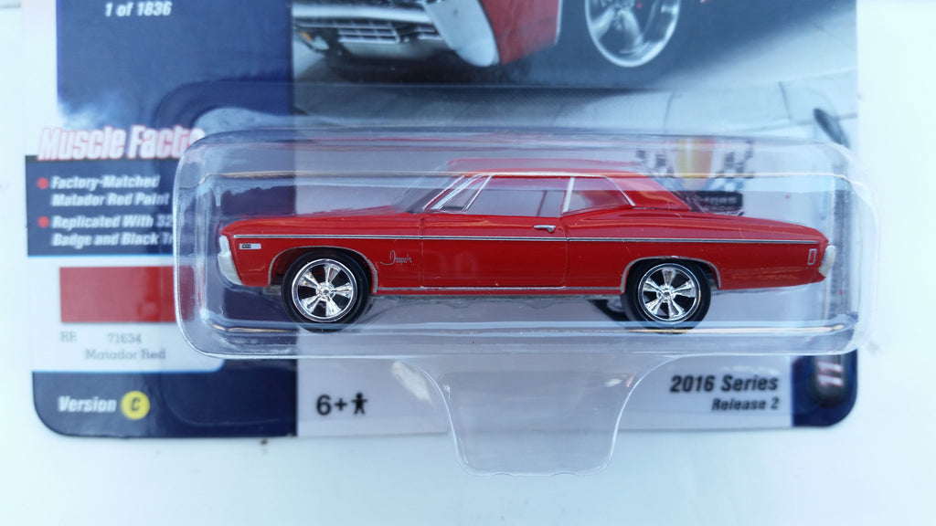 Johnny Lightning Muscle Cars 2016, Release 2C, 1968 Chevy Impala