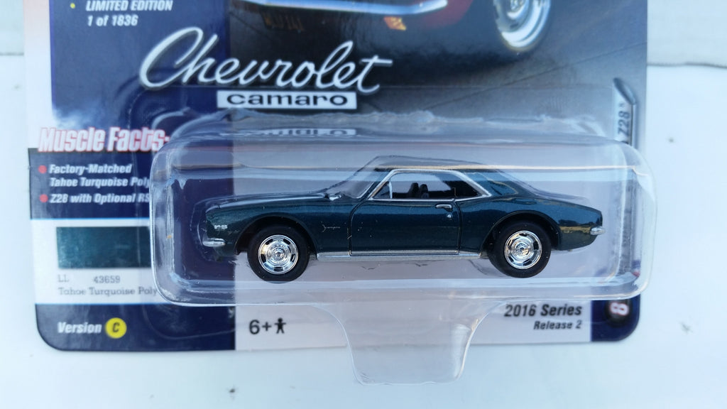 Johnny Lightning Muscle Cars 2016, Release 2C, 1967 Chevy Camaro Z28