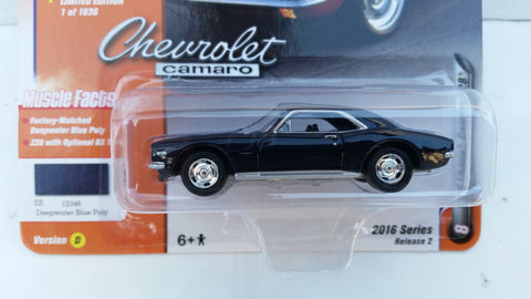 Johnny Lightning Muscle Cars 2016, Release 2D, 1967 Chevy Camaro Z28