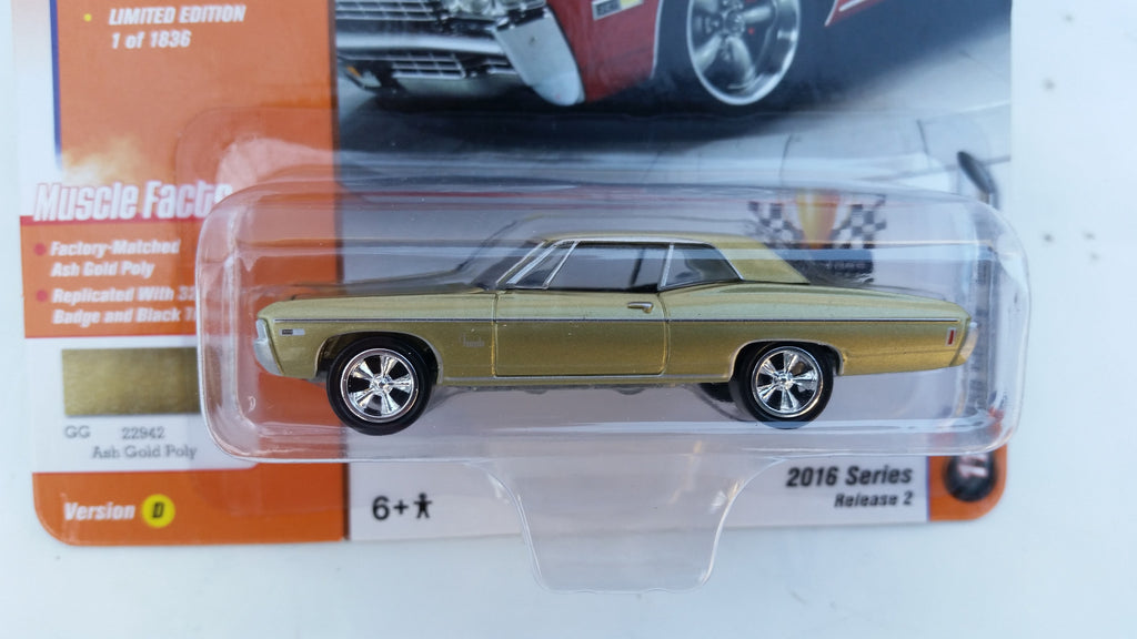 Johnny Lightning Muscle Cars 2016, Release 2D, 1968 Chevy Impala