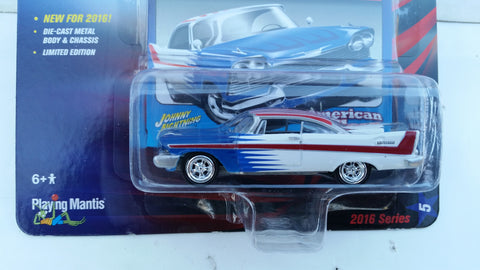 Johnny Lightning Street Freaks 2016, Release 1B, 1958 Plymouth Belvedere, American Glory