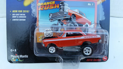 Johnny Lightning Street Freaks 2016, Release 1B, 1963 Chevy Nova, Zingers