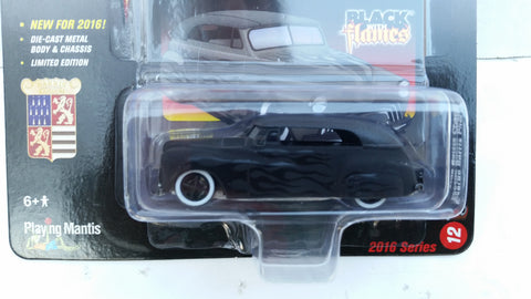 Johnny Lightning Street Freaks 2016, Release 2B, George Barris Phaeton, Black with Flames