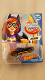 Hot Wheels DC Superheros Girls, Batgirl, Damaged Card