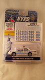 Greenlight Hobby Exclusive, 2011 Ford Police Interceptor, New York City Police Department Auxiliary with Decal Sheet
