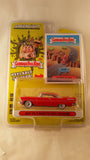 Greenlight Garbage Pail Kids, Series 1, Quinn Quake, 1957 Plymouth Belvedere