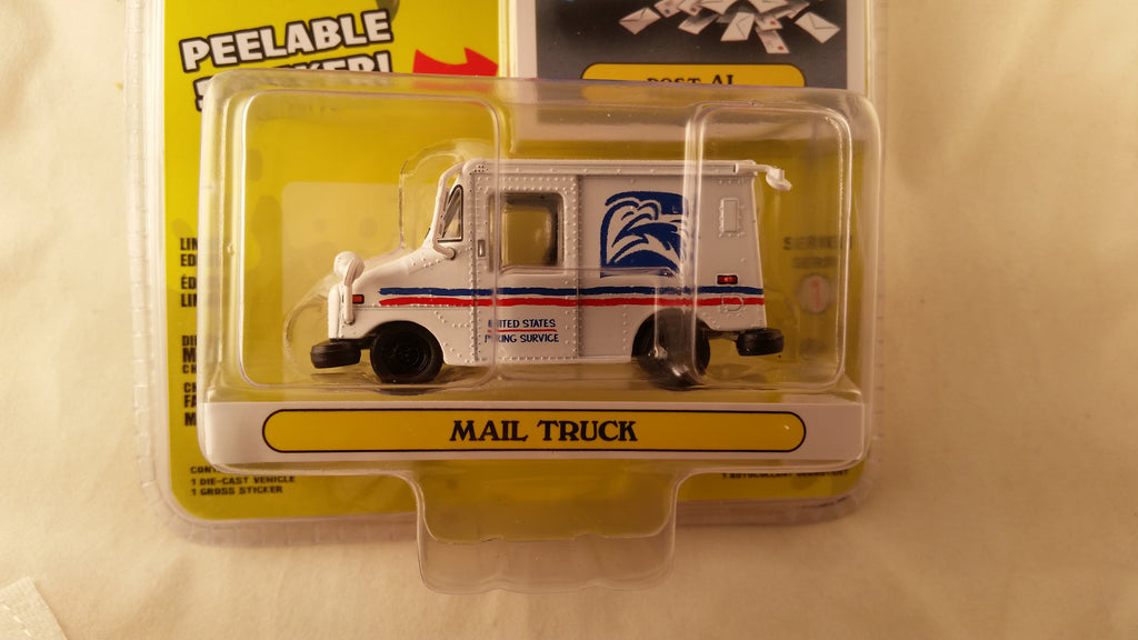 Greenlight Garbage Pail Kids, Series 1, Post Al, Mail Truck