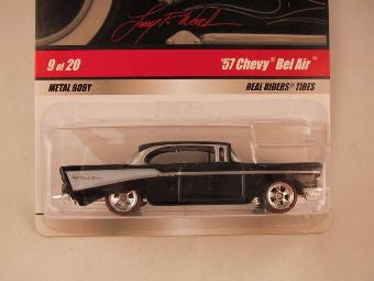 Hot Wheels Larry's Garage 2009, '57 Chevy Bel Air, Black/Silver