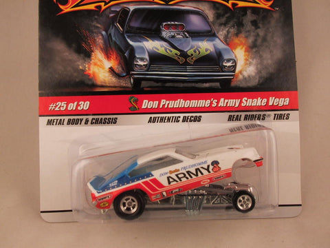 Hot Wheels Drag Strip Demons 2009, Don Prudhomme's Army Snake Vega