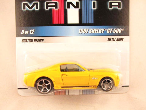 Hot Wheels Mustang Mania, #08 1967 Ford Shelby GT-500
