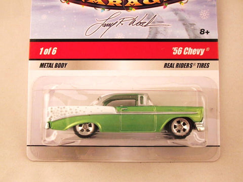 Hot Wheels Larry's Garage 2009, '56 Chevy, Green/White, Holiday