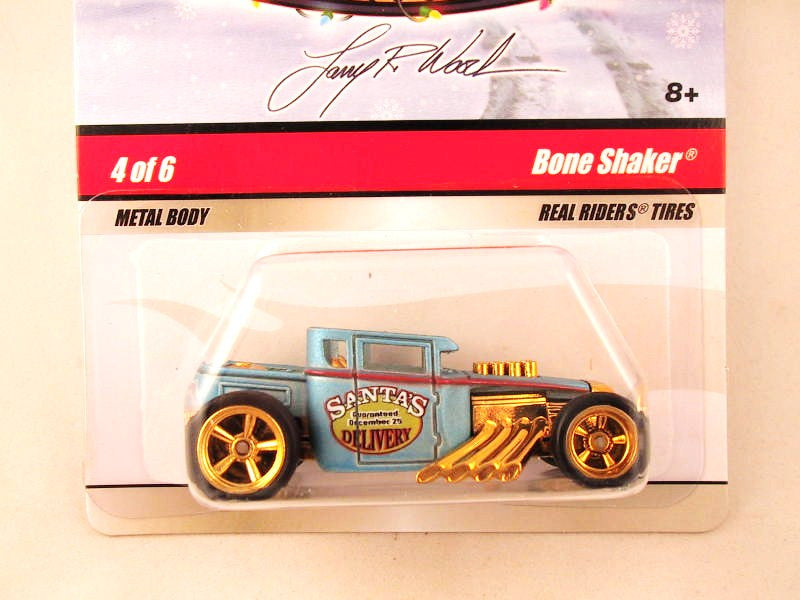 Hot Wheels Larry's Garage 2009, Bone Shaker, Blue, Holiday
