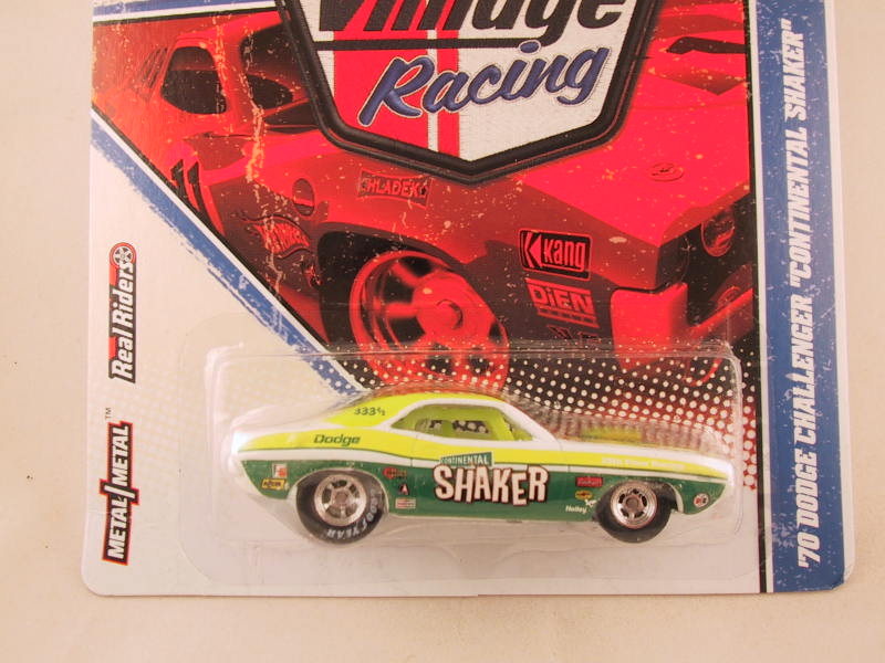 Hot Wheels Vintage Racing, '70 Dodge Challenger "Continental Shaker"