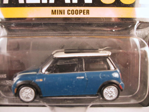 Johnny Lightning Hollywood on Wheels, Release 4, Mini Cooper, Blue