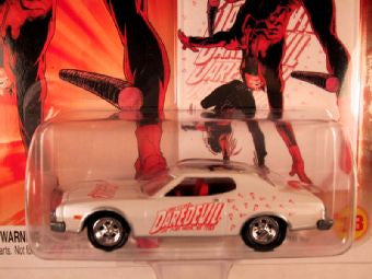 Johnny Lightning Marvel Comic Cars, Release 3, '74 Ford Torino, Daredevil