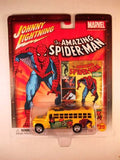 Johnny Lightning Marvel Comic Cars, Release 3, '56 Chevy Bus, The Amazing Spider-Man