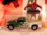 Johnny Lightning Marvel Comic Cars, Release 3, '99 Chevy Silverado, Spider-Man Blue