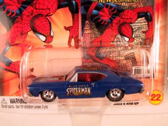 Johnny Lightning Marvel Comic Cars, Release 3, '68 Chevy Chevelle, Peter Parker Spider-Man