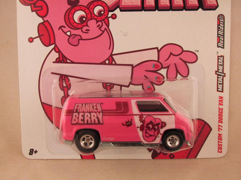 Hot Wheels Nostalgia, General Mills, Custom '77 Dodge Van, Franken Berry