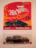 Hot Wheels Classics, Series 1, #01 1957 Chevy Bel Air, Gold