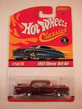 Hot Wheels Classics, Series 1, #01 1957 Chevy Bel Air, Orange
