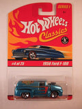 Hot Wheels Classics, Series 1, #04 1956 Ford F-100, Blue