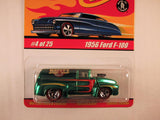 Hot Wheels Classics, Series 1, #04 1956 Ford F-100, Green