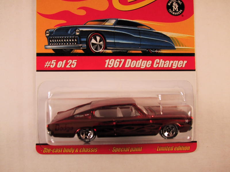 Hot Wheels Classics, Series 1, #05 1967 Dodge Charger, Red