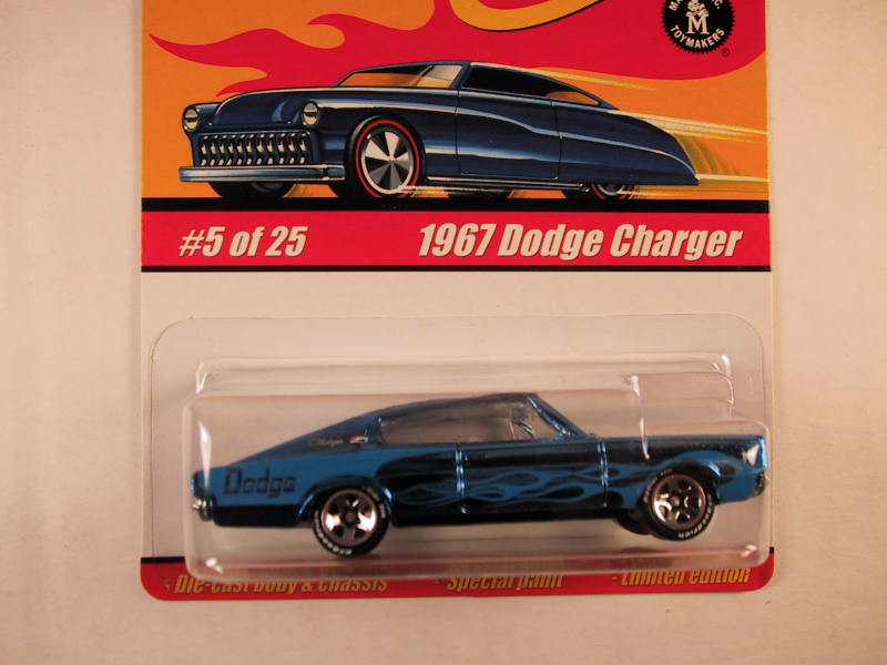 Hot Wheels Classics, Series 1, #05 1967 Dodge Charger, Blue