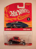 Hot Wheels Classics, Series 1, #06 1932 Ford, Red