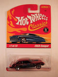 Hot Wheels Classics, Series 1, #07 1968 Cougar, Red