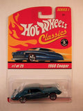 Hot Wheels Classics, Series 1, #07 1968 Cougar, Blue