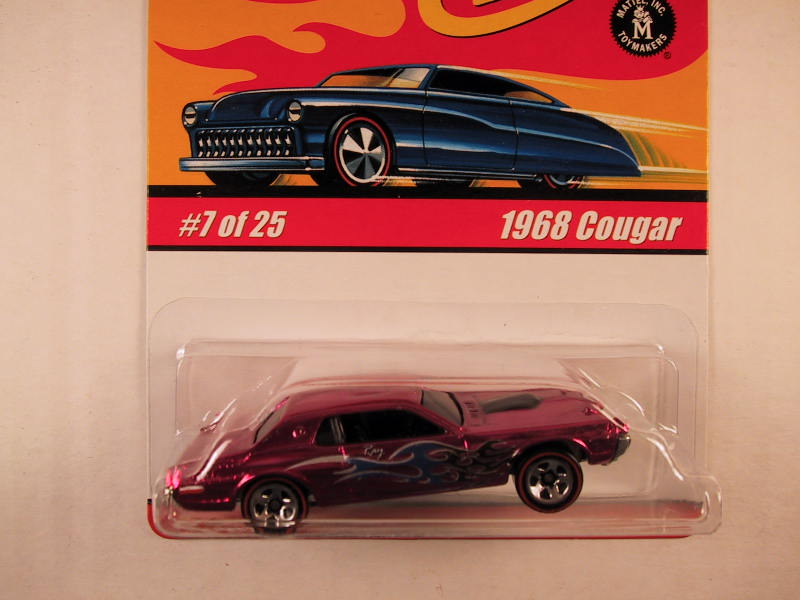 Hot Wheels Classics, Series 1, #07 1968 Cougar, Pink