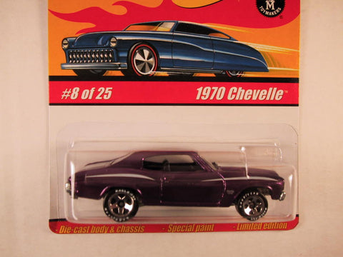 Hot Wheels Classics, Series 1, #08 1970 Chevelle, Purple