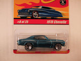 Hot Wheels Classics, Series 1, #08 1970 Chevelle, Blue