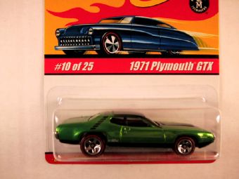 Hot Wheels Classics, Series 1, #10 1971 Plymouth GTX, Green