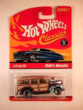 Hot Wheels Classics, Series 1, #11 1940s Woody, Blue
